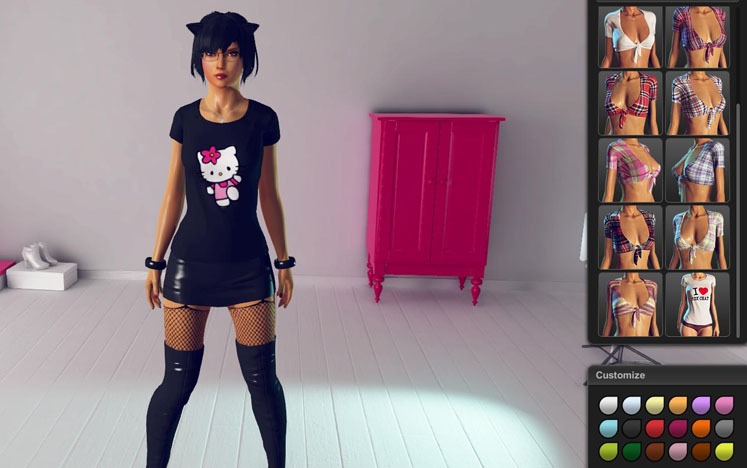 dxchat online d virtual world for sex in vr adult game review screenshot 