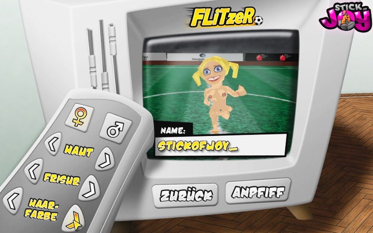 flitzer fussball wm  streaker game create custom character avatar