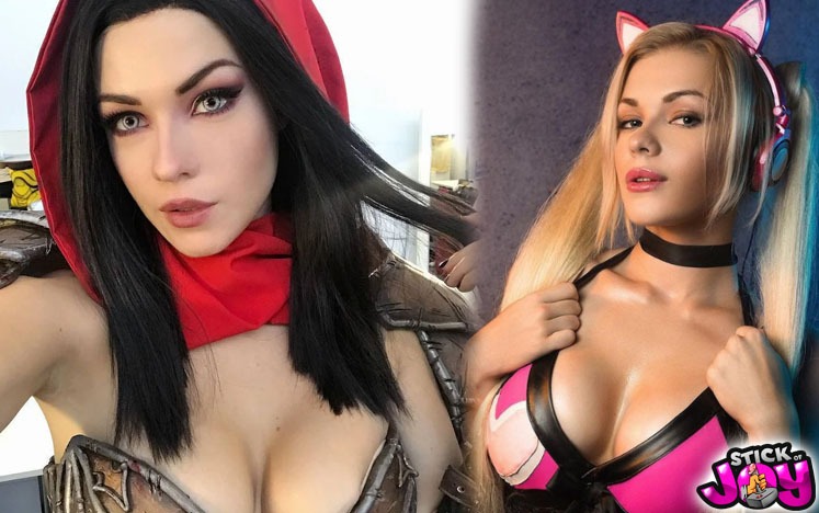 lewd and sexy instagram videogame cosplay model irina meier 