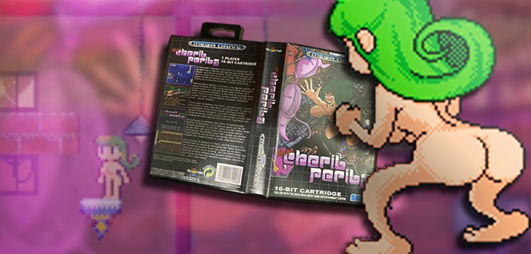 Mega Cheril Perils - a modern nude platformer (for the retro Sega Megadrive)