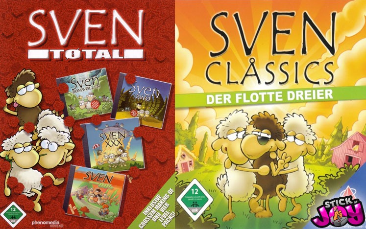 sven bomwollen videogame franchise the horny sheep game compilation packs