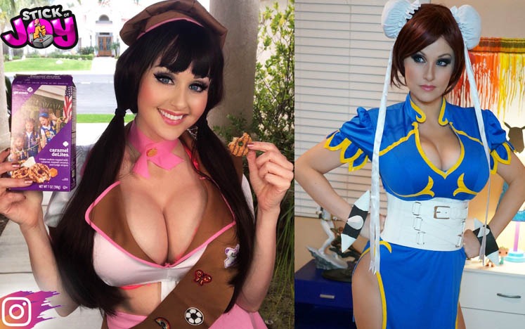 ten hottest busty instagram cosplayer babes with massive boobs top angie griffin 