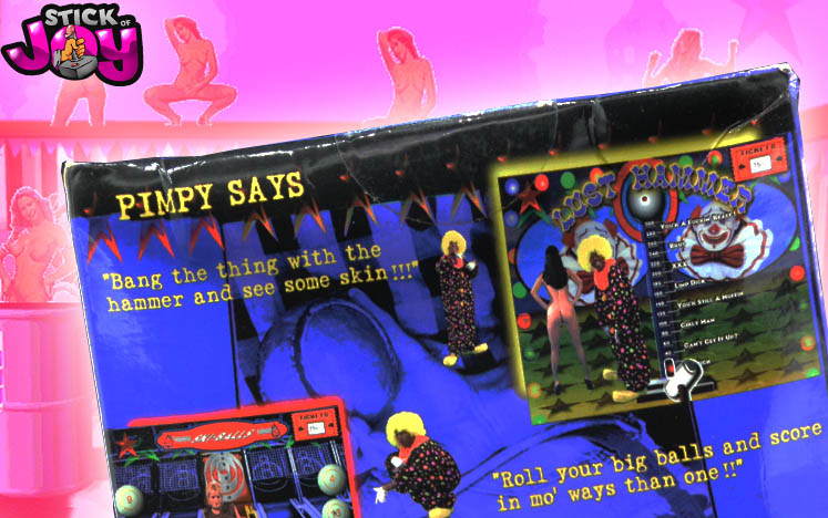 vivid presents circus of love  pc cdrom clown porn videogame back cover