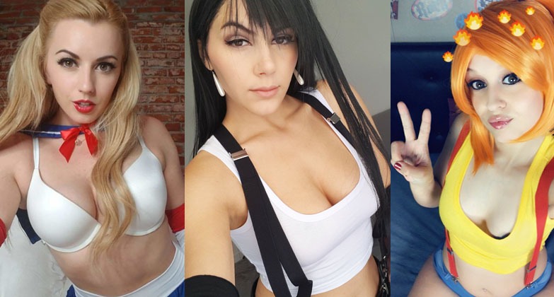 Wild webcam girls that cosplay video game characters (during live sex shows)