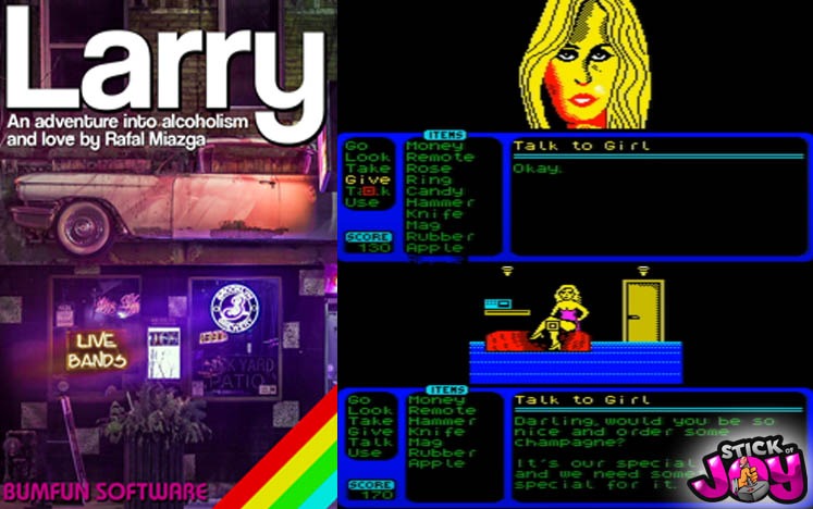 zx spectrum lewd nsfw porn games leisure suit larry  screenshot 